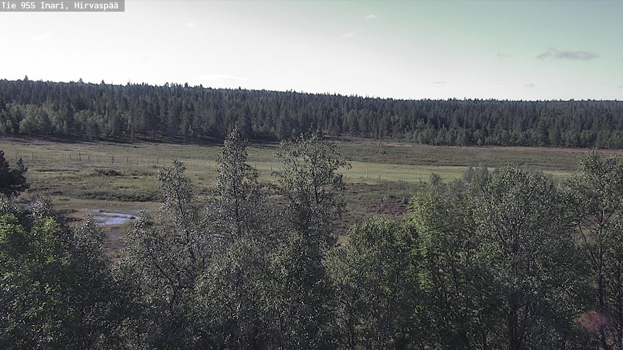 Weather Camera Image Väg 955 Enare, Hirvaspää, Inari, Lappi