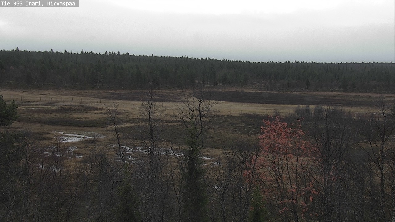 Kelikamerat Kuva Tie 955 Inari, Hirvaspää, Inari, Lappi