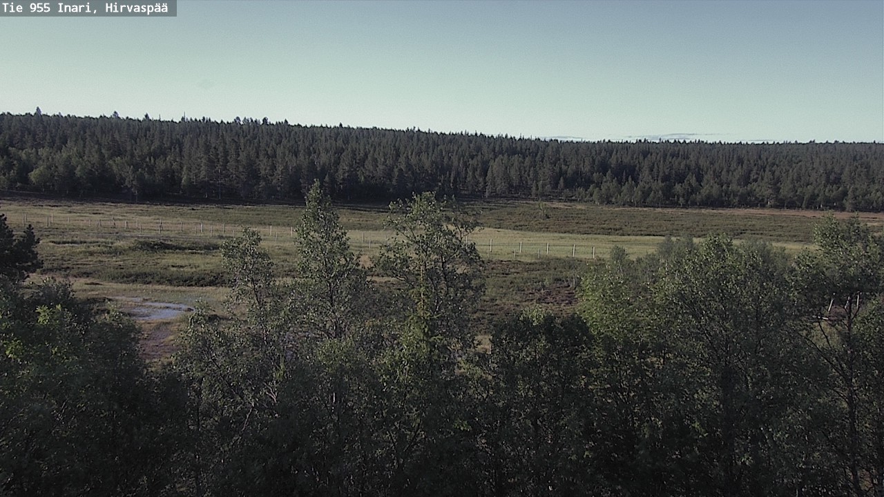 Weather Camera Image Väg 955 Enare, Hirvaspää, Inari, Lappi