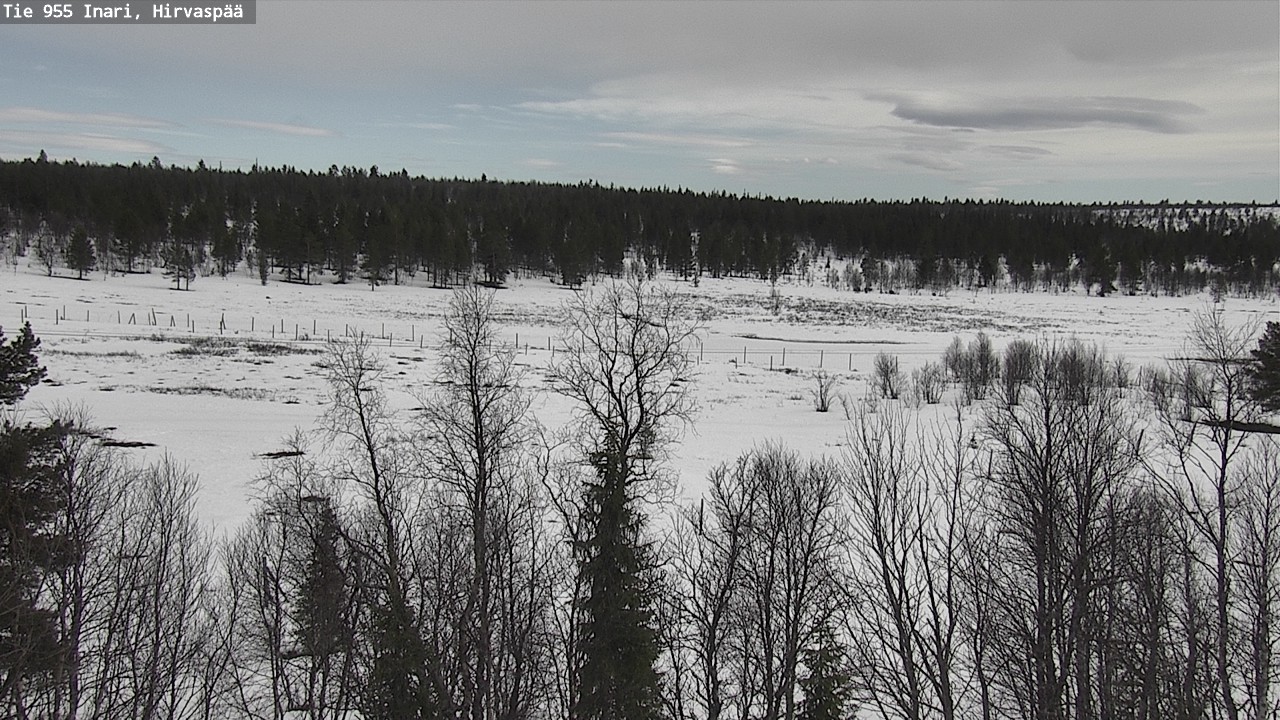 Weather Camera Image Väg 955 Enare, Hirvaspää, Inari, Lappi