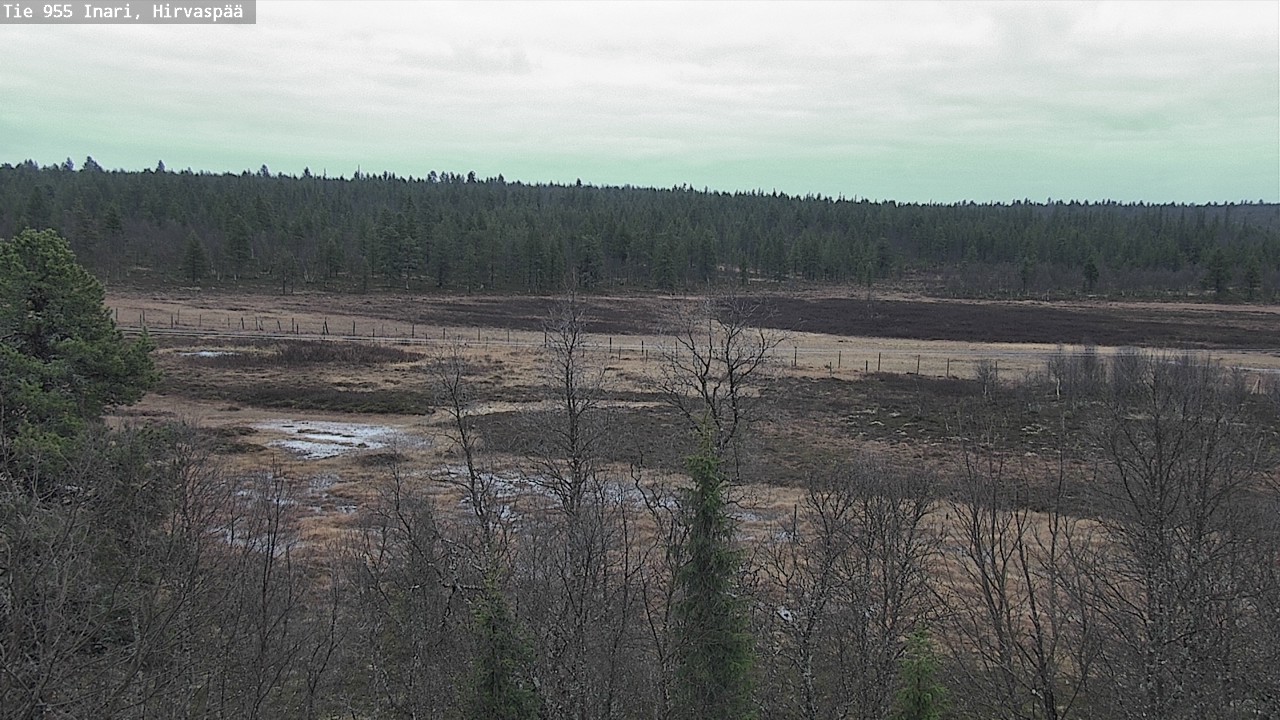 Kelikamerat Kuva Tie 955 Inari, Hirvaspää, Inari, Lappi