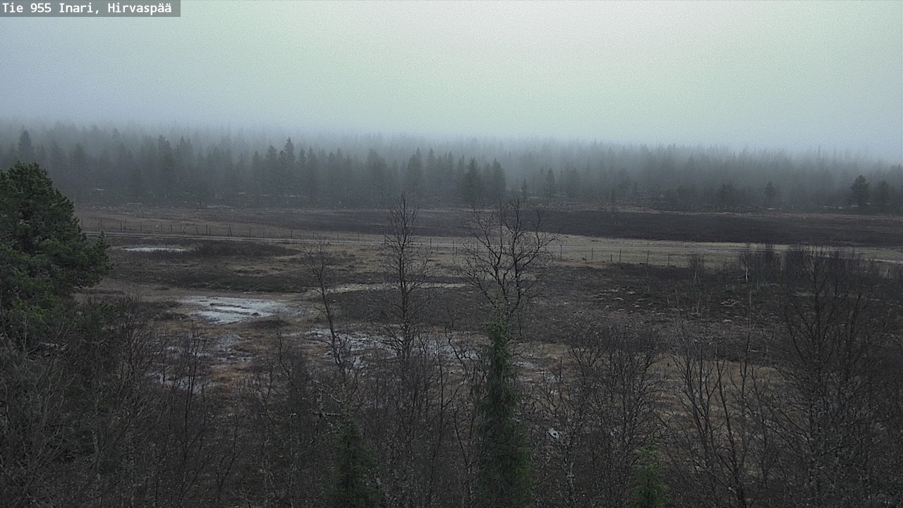 Kelikamerat Kuva Tie 955 Inari, Hirvaspää, Inari, Lappi