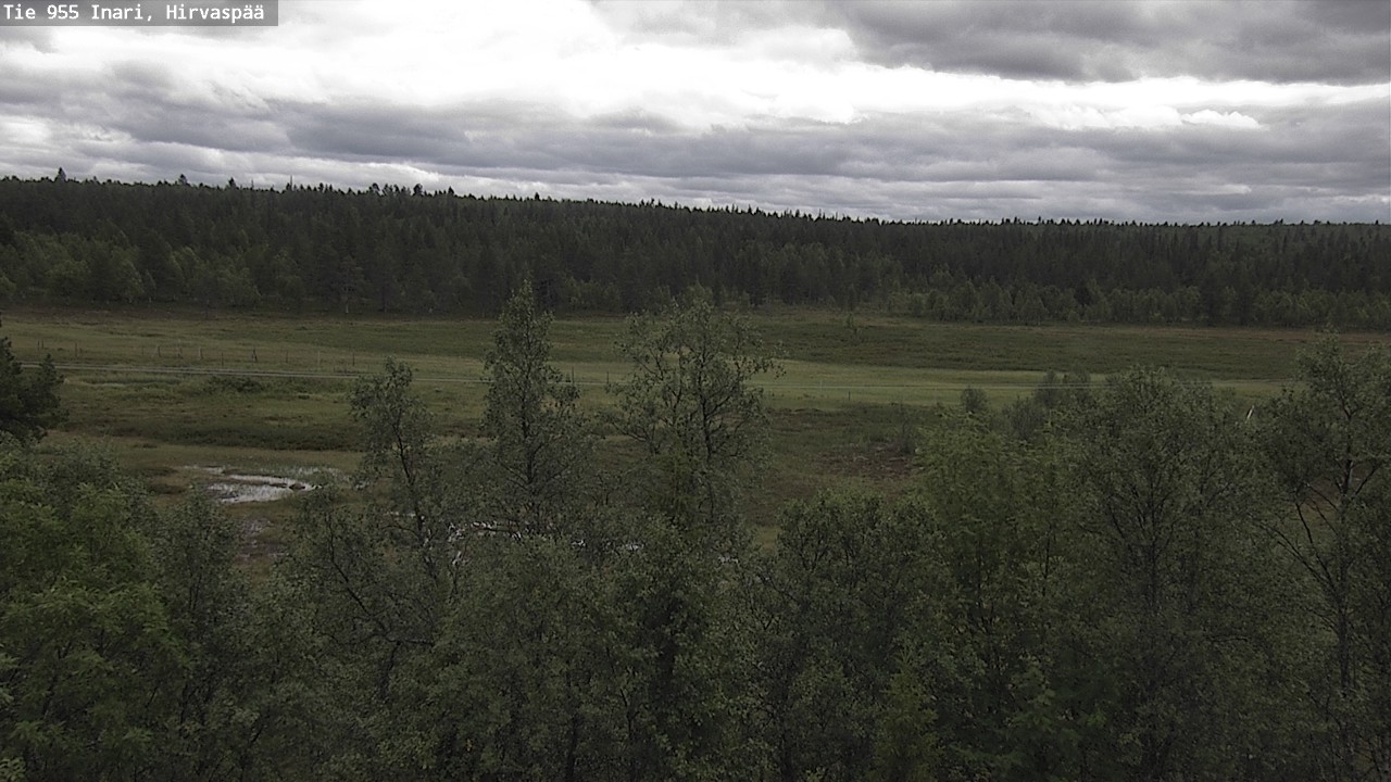 Kelikamerat Kuva Tie 955 Inari, Hirvaspää, Inari, Lappi