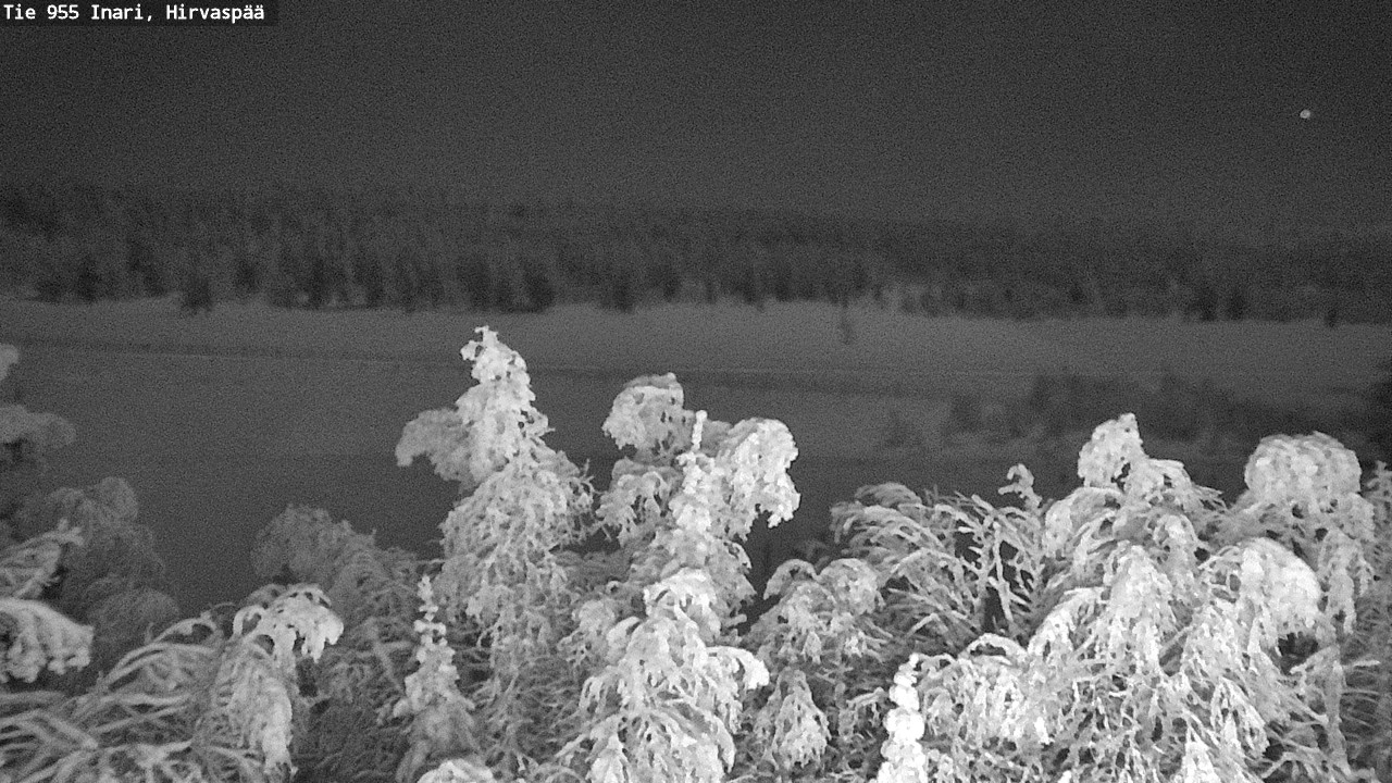 Kelikamerat Kuva Tie 955 Inari, Hirvaspää, Inari, Lappi