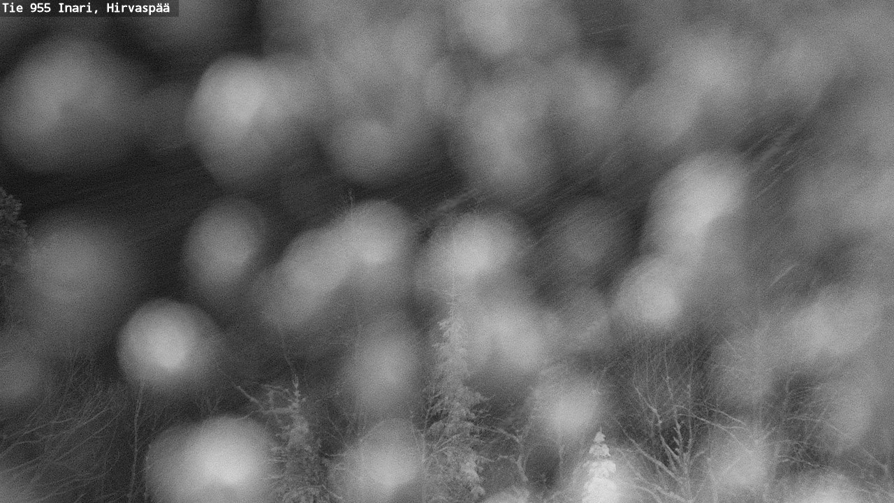 Weather Camera Image Road 955 Inari, Hirvaspää, Inari, Lappi