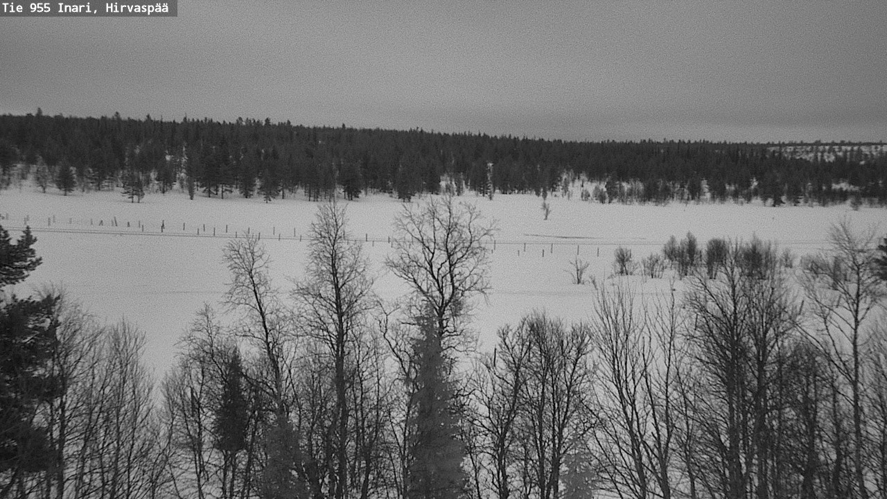 Kelikamerat Kuva Tie 955 Inari, Hirvaspää, Inari, Lappi