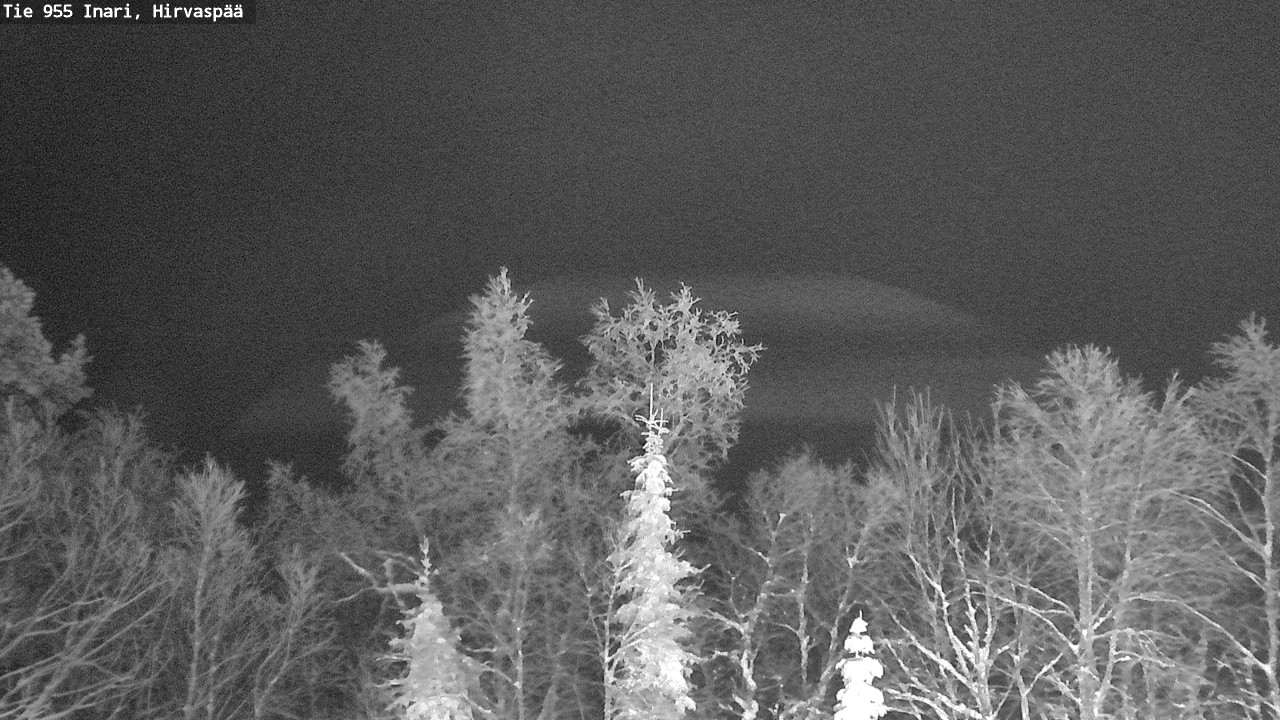 Weather Camera Image Road 955 Inari, Hirvaspää, Inari, Lappi