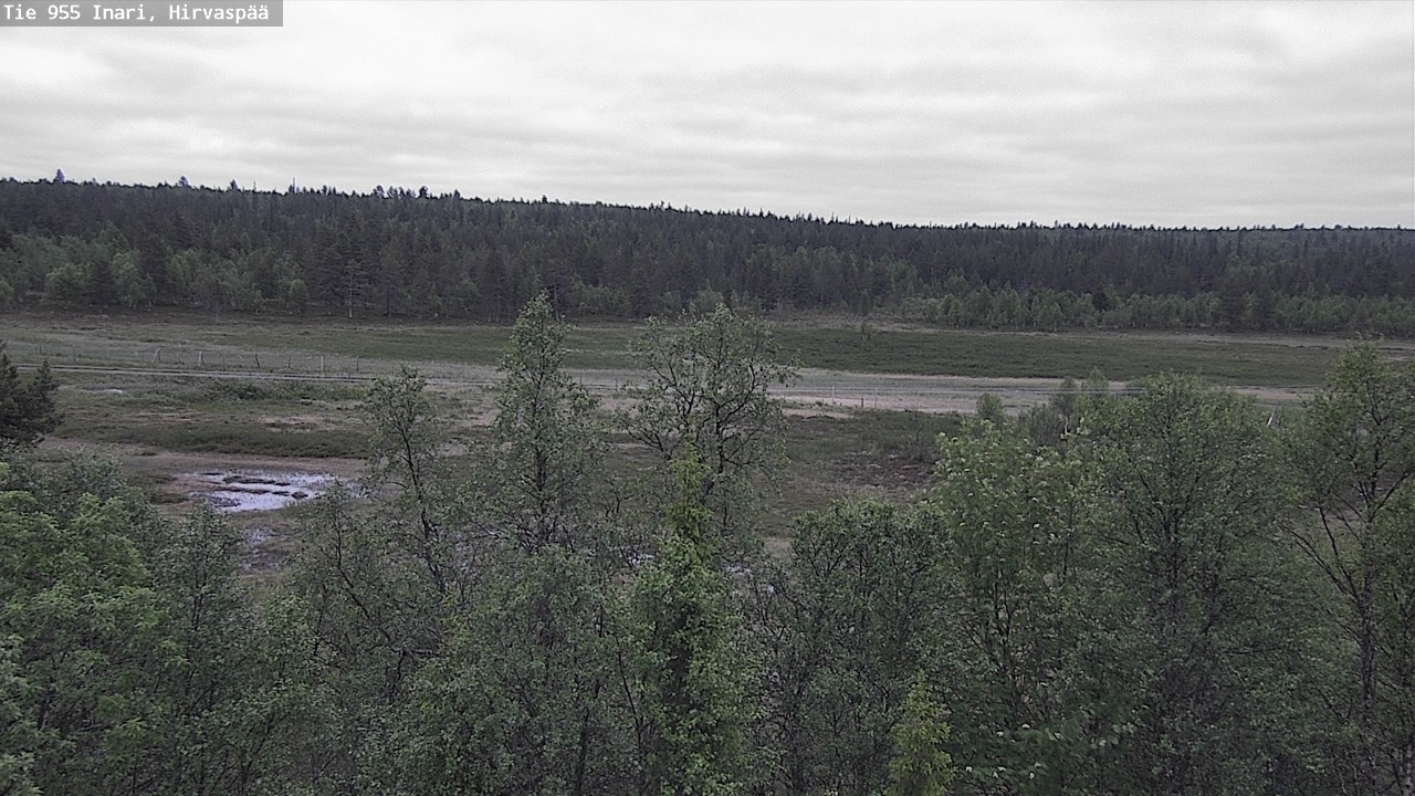 Kelikamerat Kuva Tie 955 Inari, Hirvaspää, Inari, Lappi