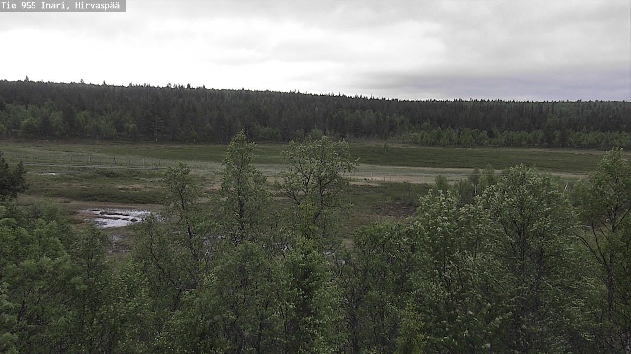 Kelikamerat Kuva Tie 955 Inari, Hirvaspää, Inari, Lappi