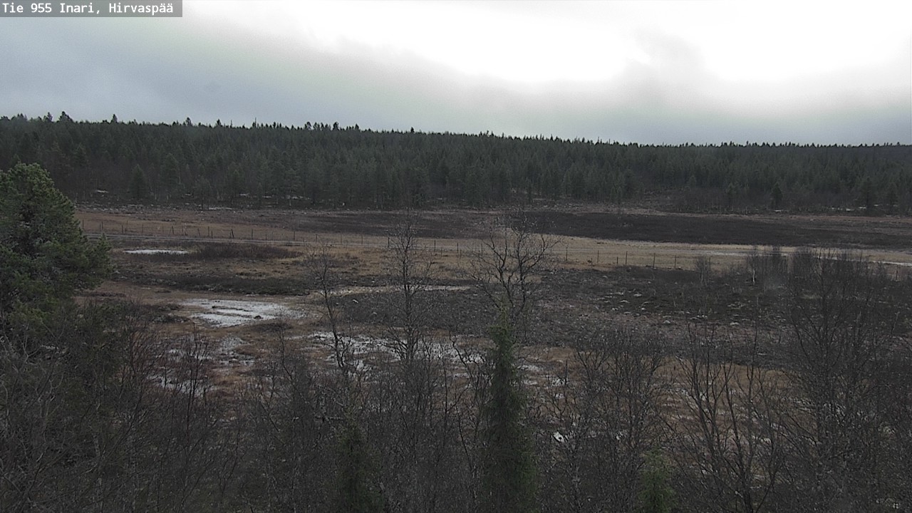 Kelikamerat Kuva Tie 955 Inari, Hirvaspää, Inari, Lappi