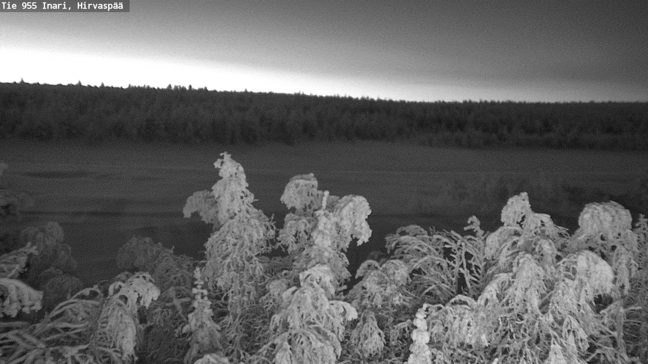 Kelikamerat Kuva Tie 955 Inari, Hirvaspää, Inari, Lappi