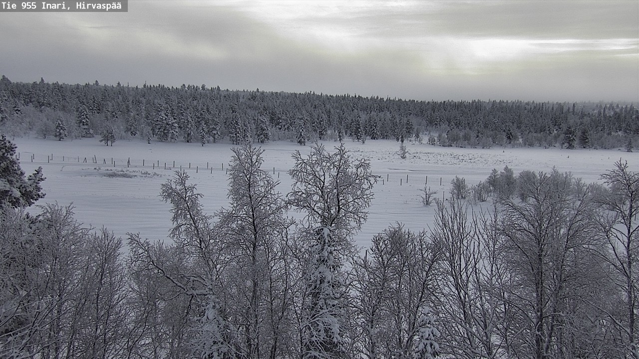 Weather Camera Image Väg 955 Enare, Hirvaspää, Inari, Lappi