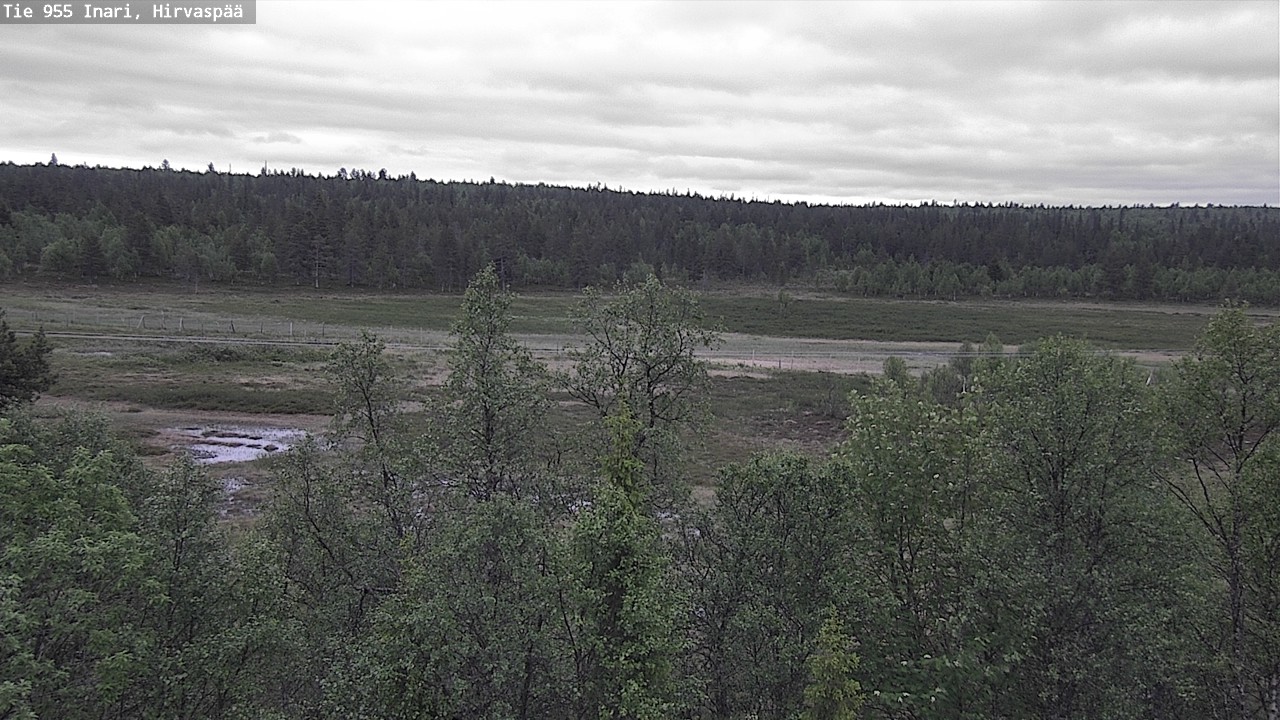 Kelikamerat Kuva Tie 955 Inari, Hirvaspää, Inari, Lappi
