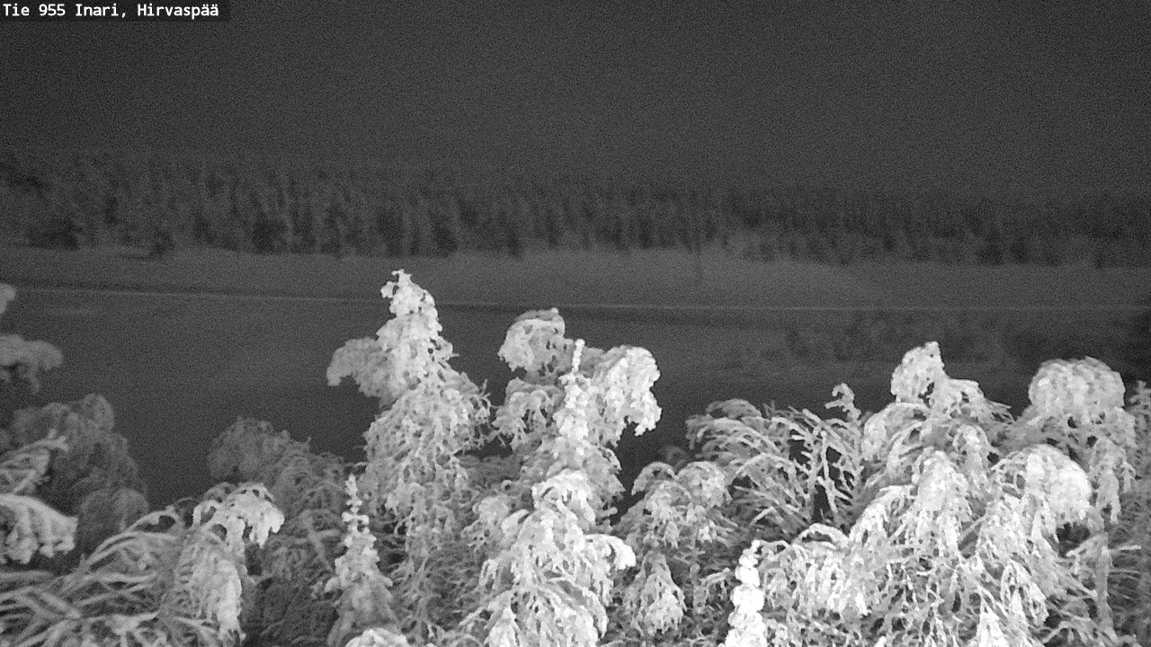 Kelikamerat Kuva Tie 955 Inari, Hirvaspää, Inari, Lappi