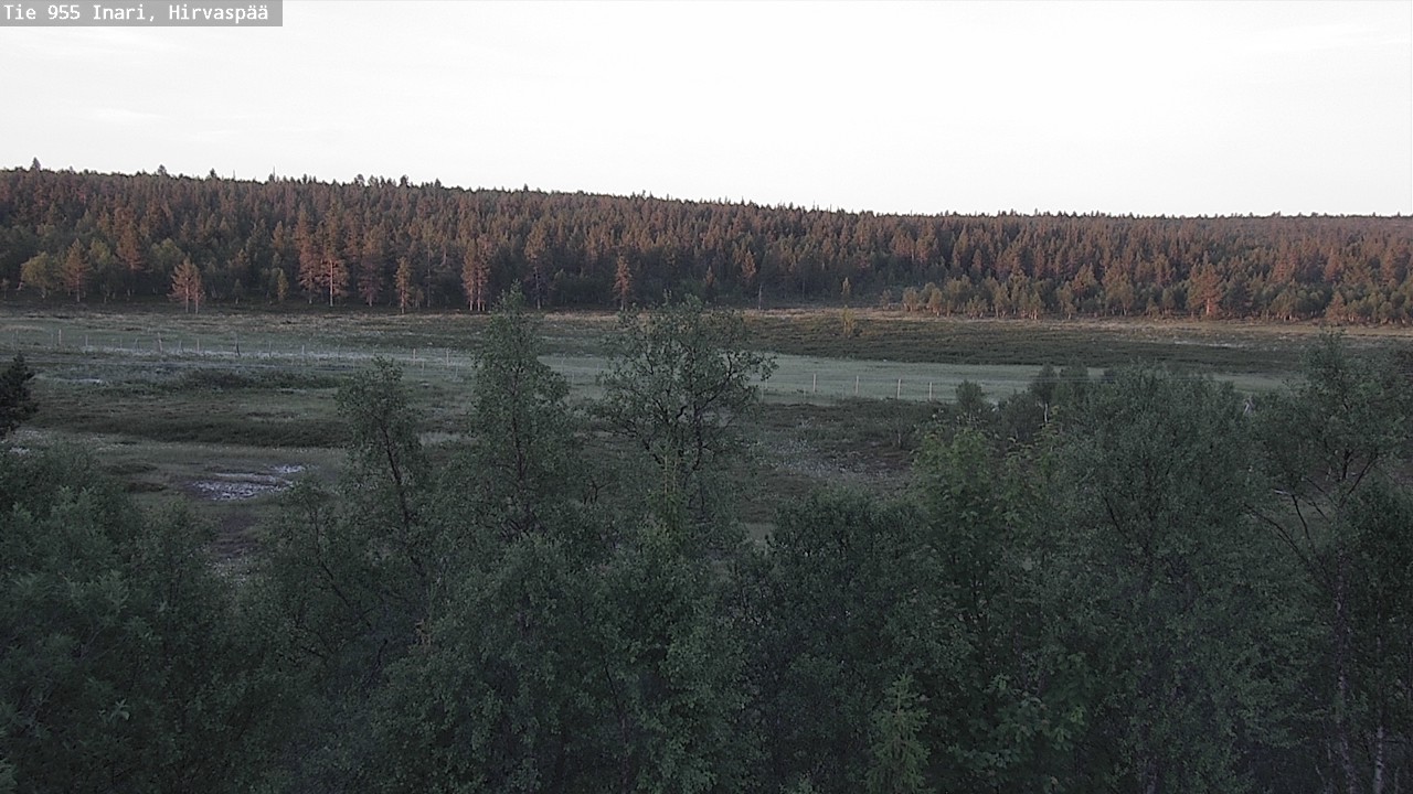 Weather Camera Image Väg 955 Enare, Hirvaspää, Inari, Lappi