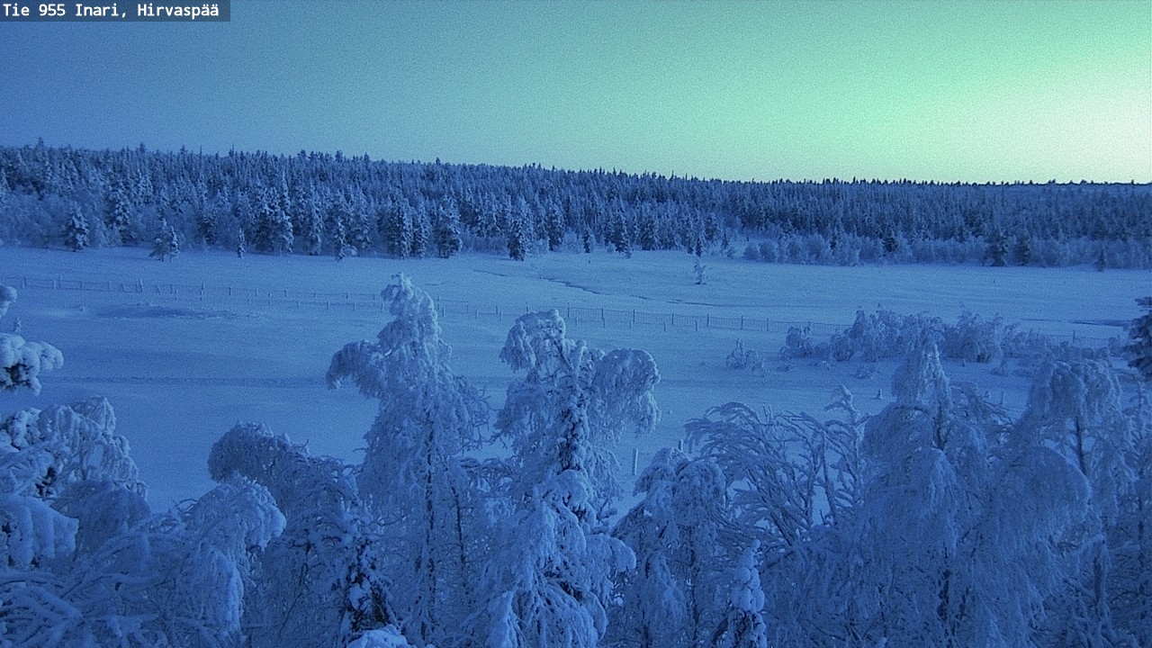 Weather Camera Image Väg 955 Enare, Hirvaspää, Inari, Lappi