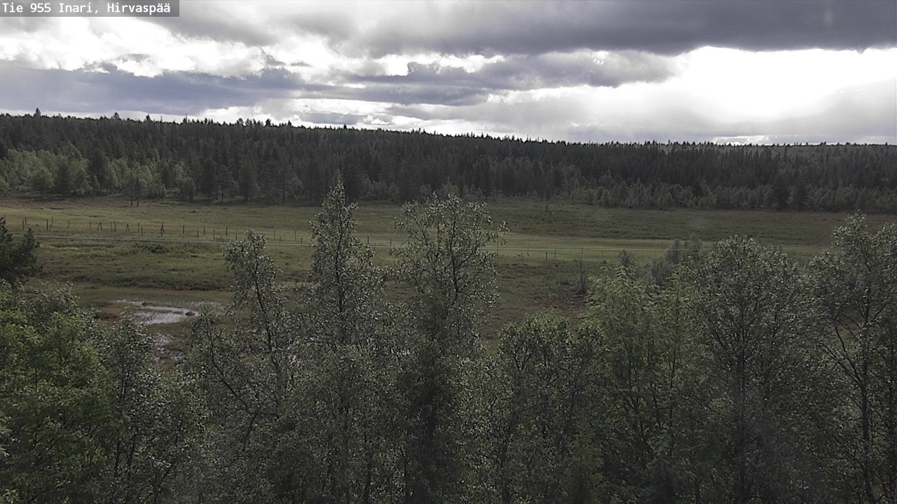 Weather Camera Image Road 955 Inari, Hirvaspää, Inari, Lappi