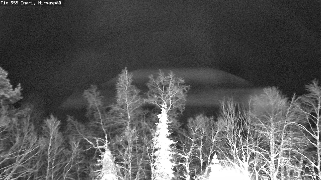 Weather Camera Image Road 955 Inari, Hirvaspää, Inari, Lappi