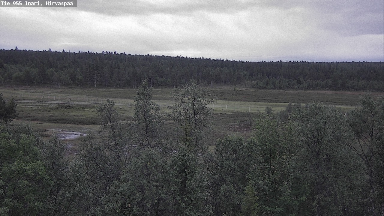 Kelikamerat Kuva Tie 955 Inari, Hirvaspää, Inari, Lappi