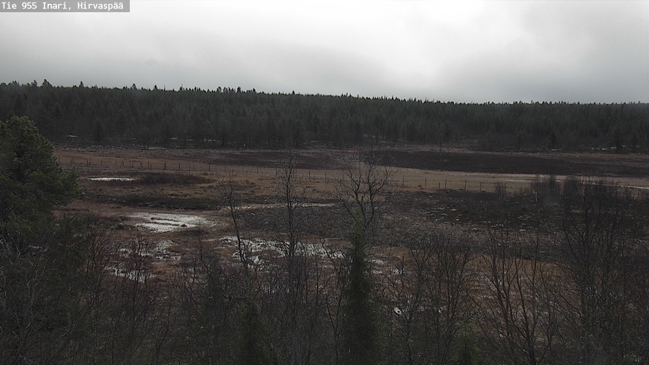Kelikamerat Kuva Tie 955 Inari, Hirvaspää, Inari, Lappi
