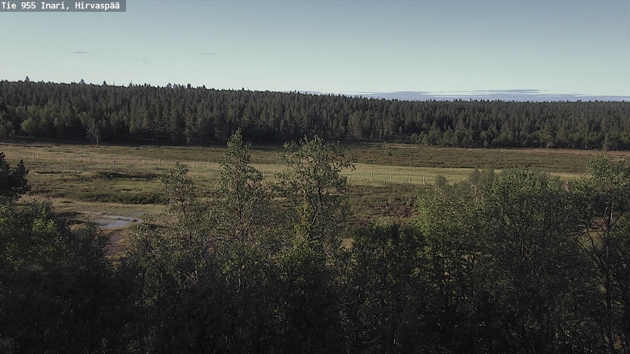 Weather Camera Image Väg 955 Enare, Hirvaspää, Inari, Lappi