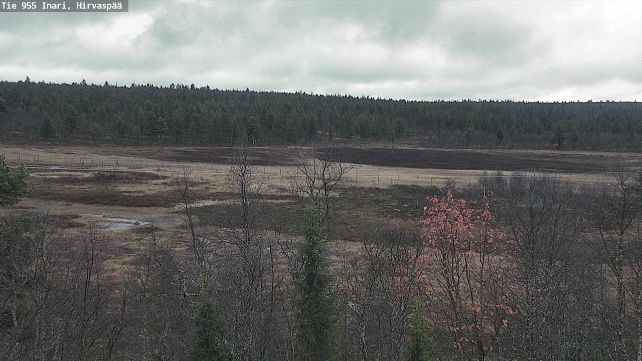 Weather Camera Image Road 955 Inari, Hirvaspää, Inari, Lappi