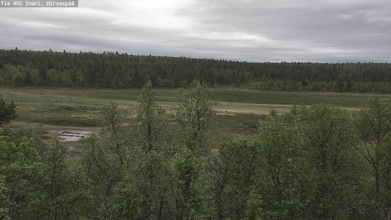 Kelikamerat Kuva Tie 955 Inari, Hirvaspää, Inari, Lappi