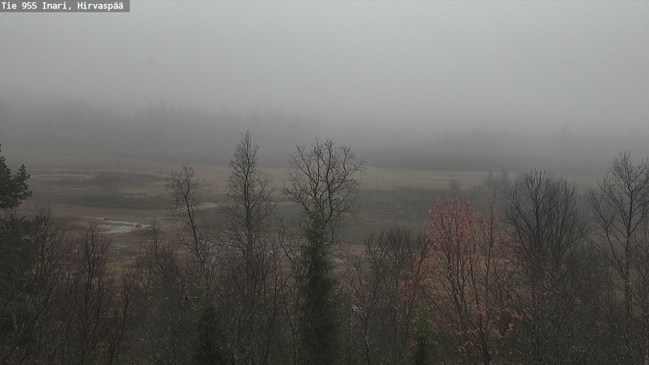 Weather Camera Image Road 955 Inari, Hirvaspää, Inari, Lappi
