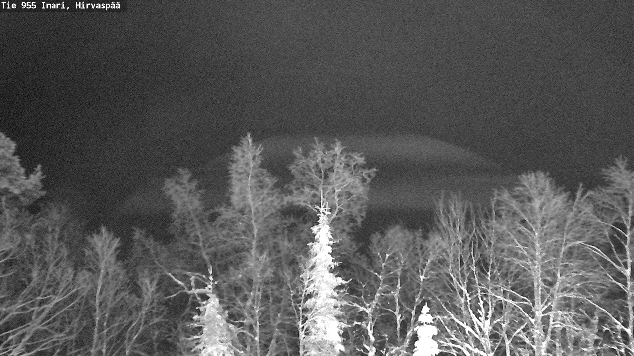 Weather Camera Image Road 955 Inari, Hirvaspää, Inari, Lappi