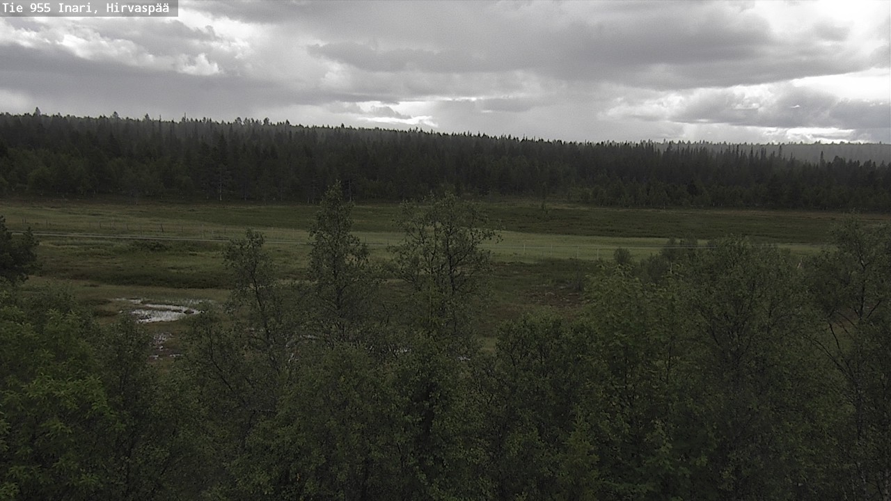 Weather Camera Image Road 955 Inari, Hirvaspää, Inari, Lappi