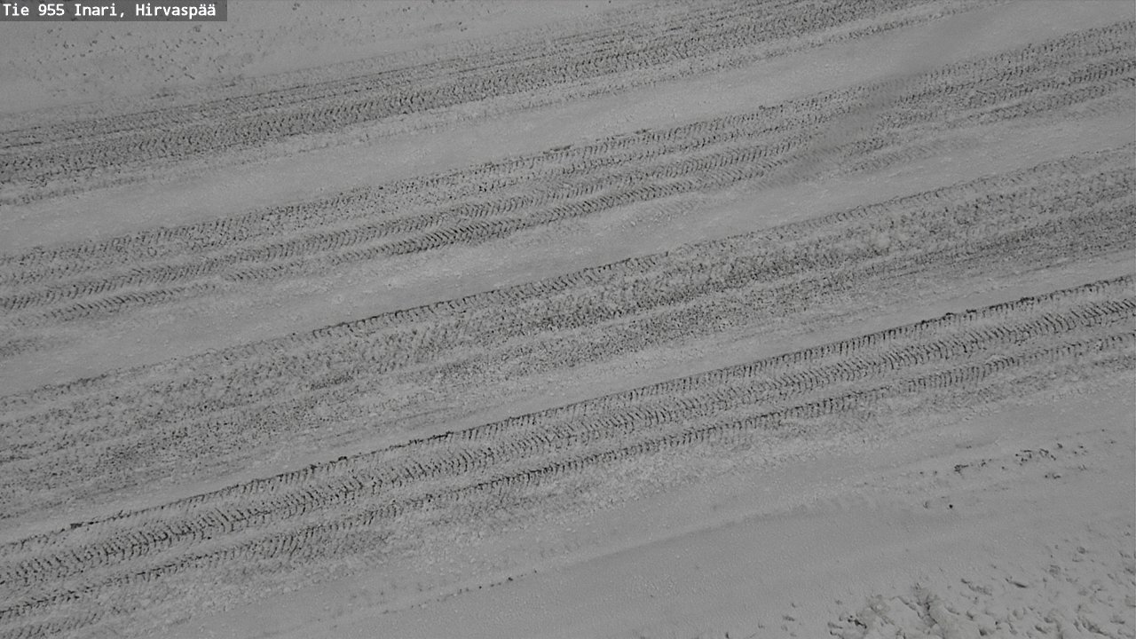 Weather Camera Image Road 955 Inari, Hirvaspää, Inari, Lappi