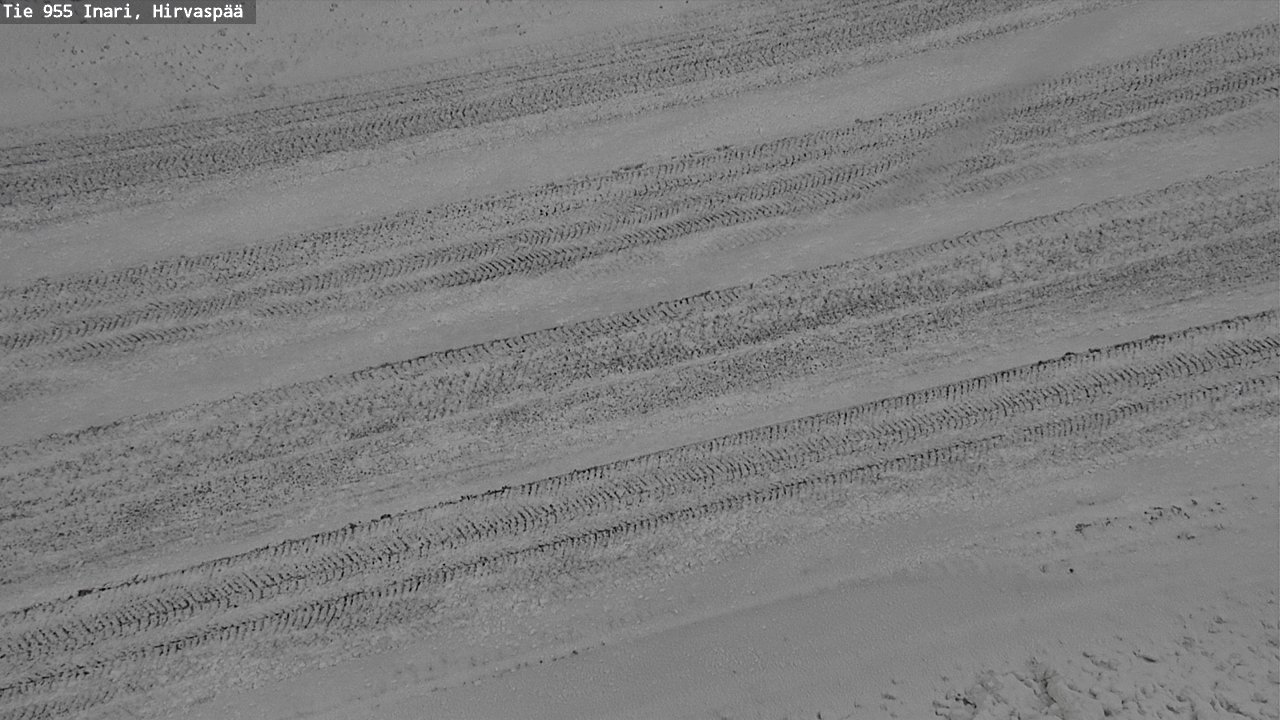 Weather Camera Image Road 955 Inari, Hirvaspää, Inari, Lappi