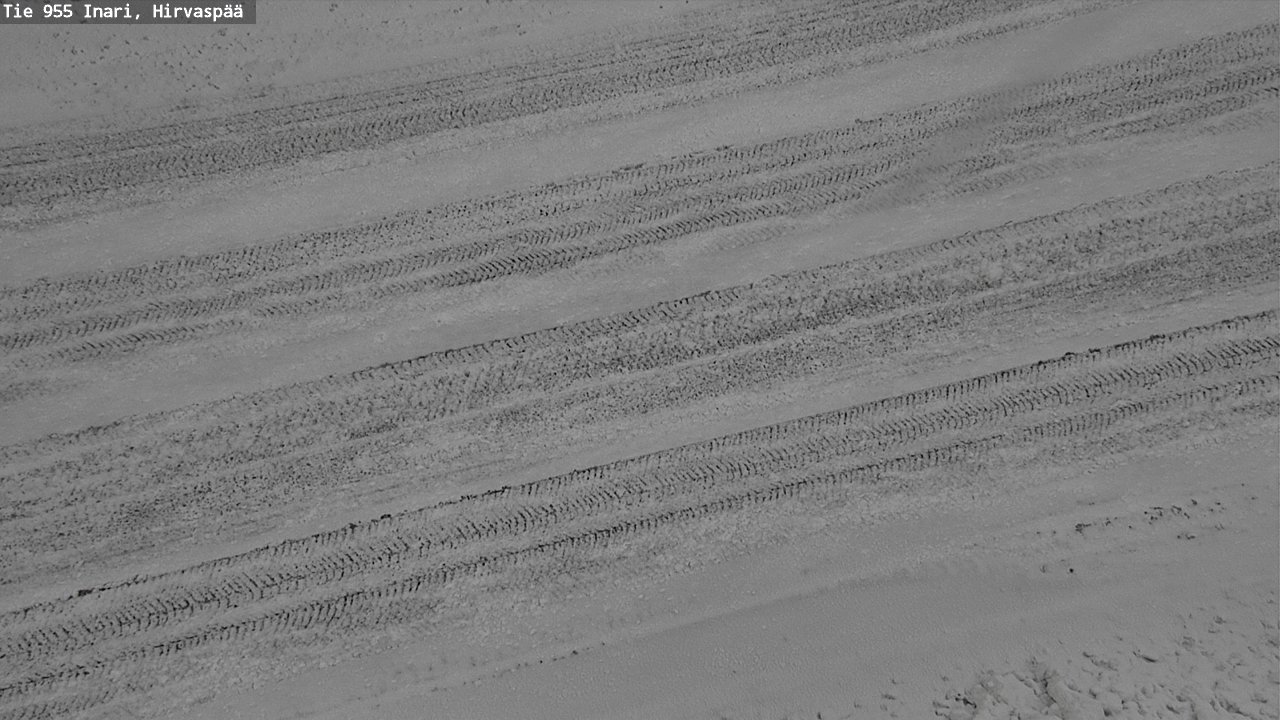 Weather Camera Image Road 955 Inari, Hirvaspää, Inari, Lappi