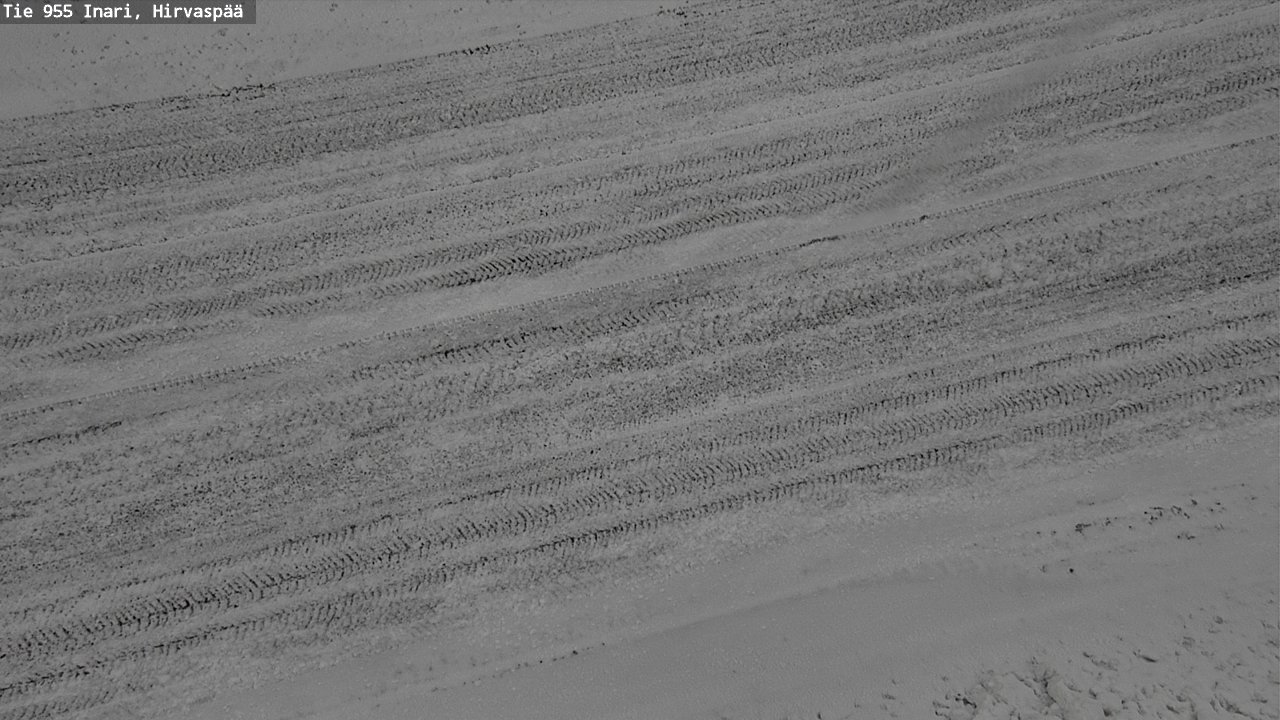 Weather Camera Image Road 955 Inari, Hirvaspää, Inari, Lappi