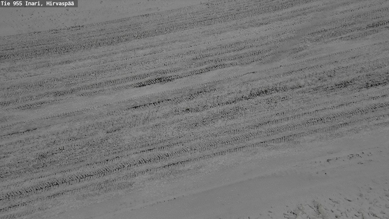 Weather Camera Image Road 955 Inari, Hirvaspää, Inari, Lappi