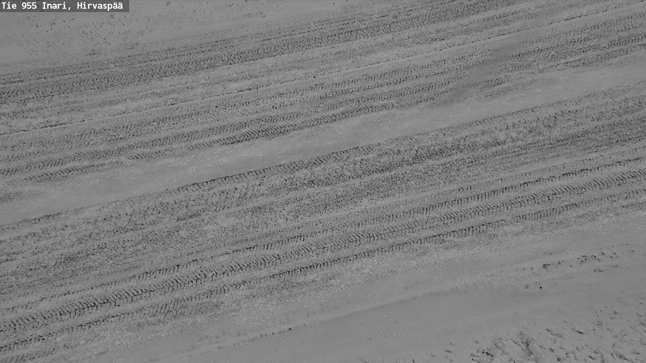 Weather Camera Image Road 955 Inari, Hirvaspää, Inari, Lappi
