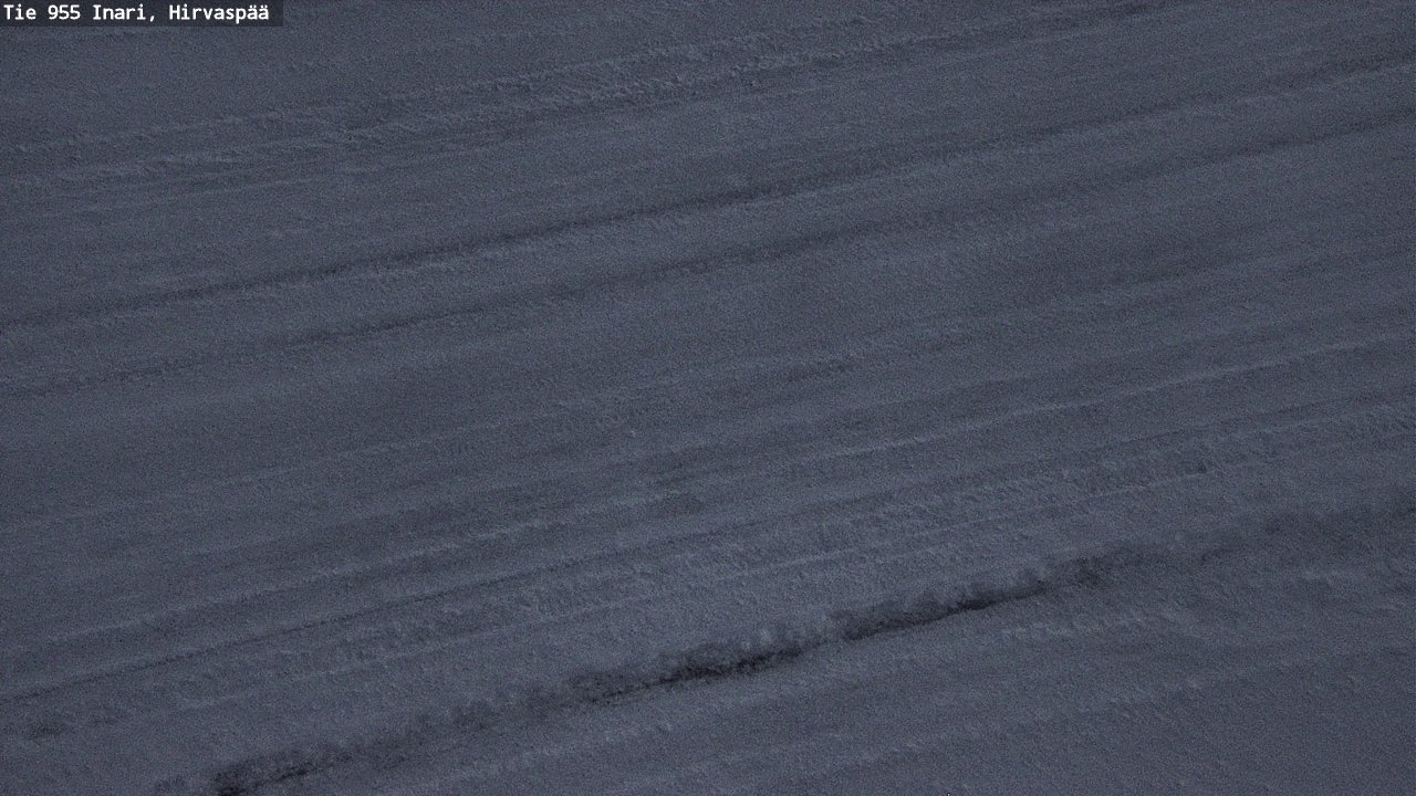 Weather Camera Image Road 955 Inari, Hirvaspää, Inari, Lappi