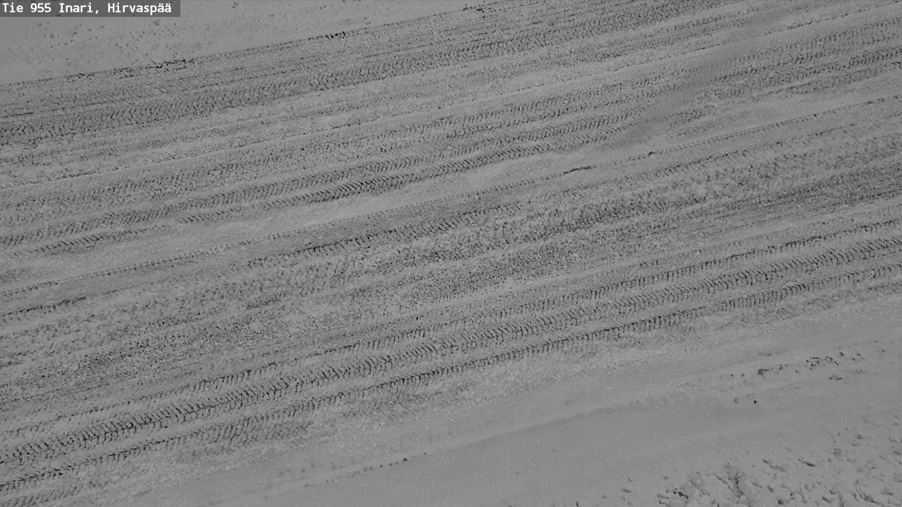 Weather Camera Image Road 955 Inari, Hirvaspää, Inari, Lappi