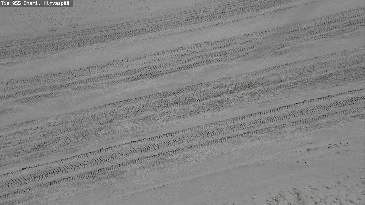 Weather Camera Image Road 955 Inari, Hirvaspää, Inari, Lappi