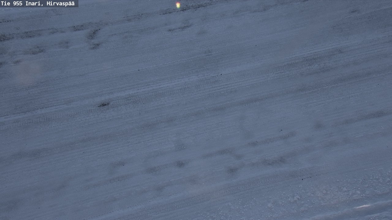 Weather Camera Image Väg 955 Enare, Hirvaspää, Inari, Lappi