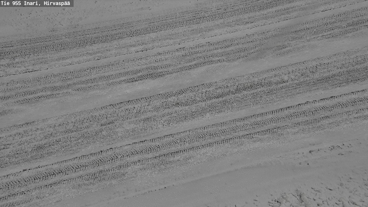 Weather Camera Image Road 955 Inari, Hirvaspää, Inari, Lappi