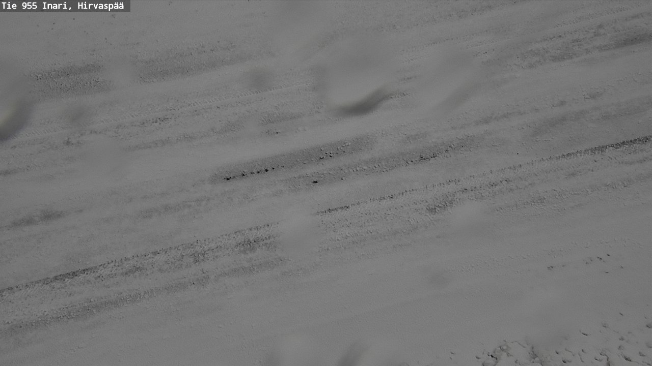 Weather Camera Image Väg 955 Enare, Hirvaspää, Inari, Lappi