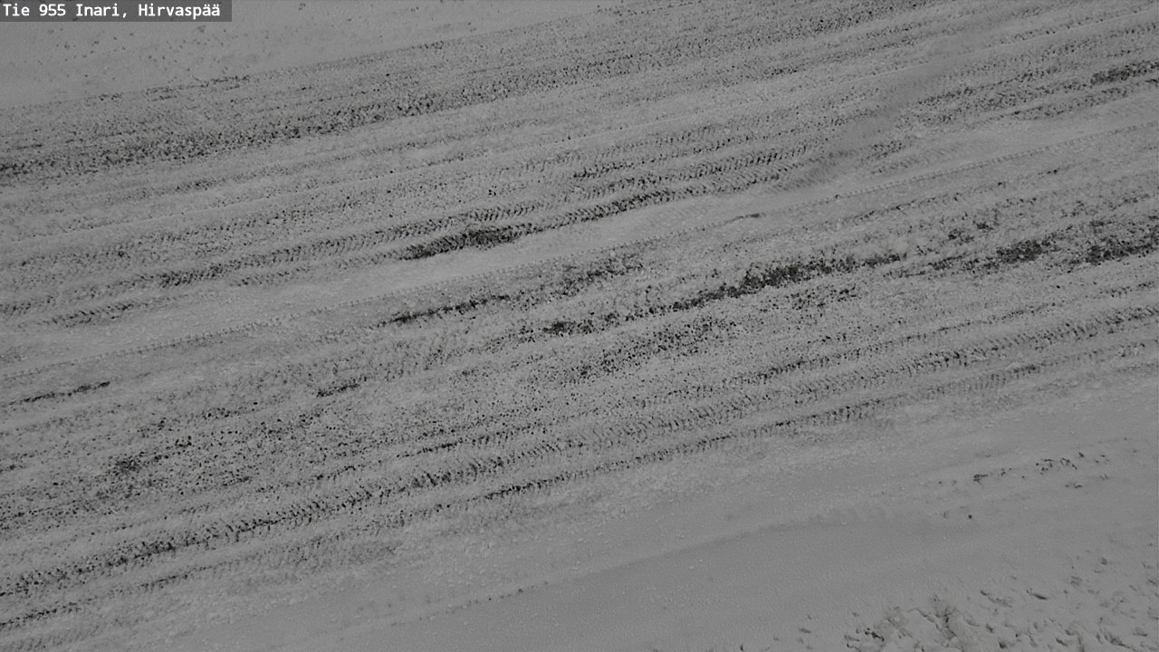 Weather Camera Image Road 955 Inari, Hirvaspää, Inari, Lappi