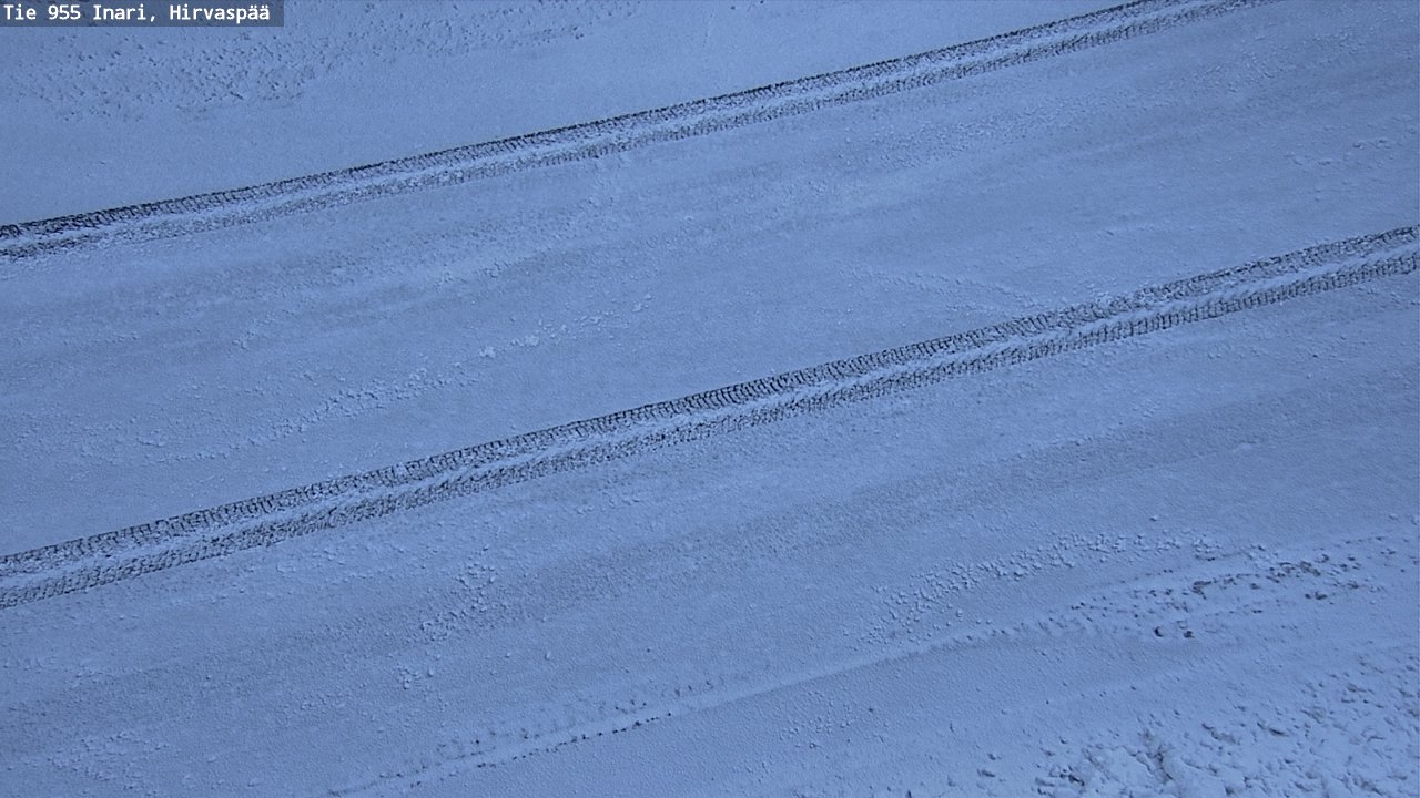 Kelikamerat Kuva Tie 955 Inari, Hirvaspää, Inari, Lappi