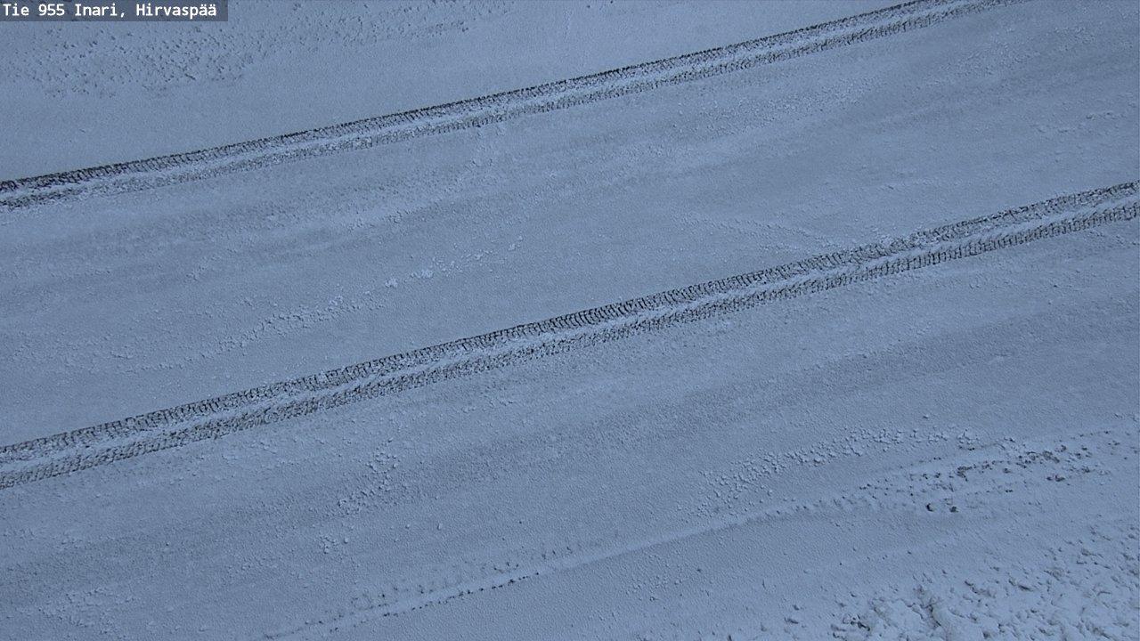 Kelikamerat Kuva Tie 955 Inari, Hirvaspää, Inari, Lappi