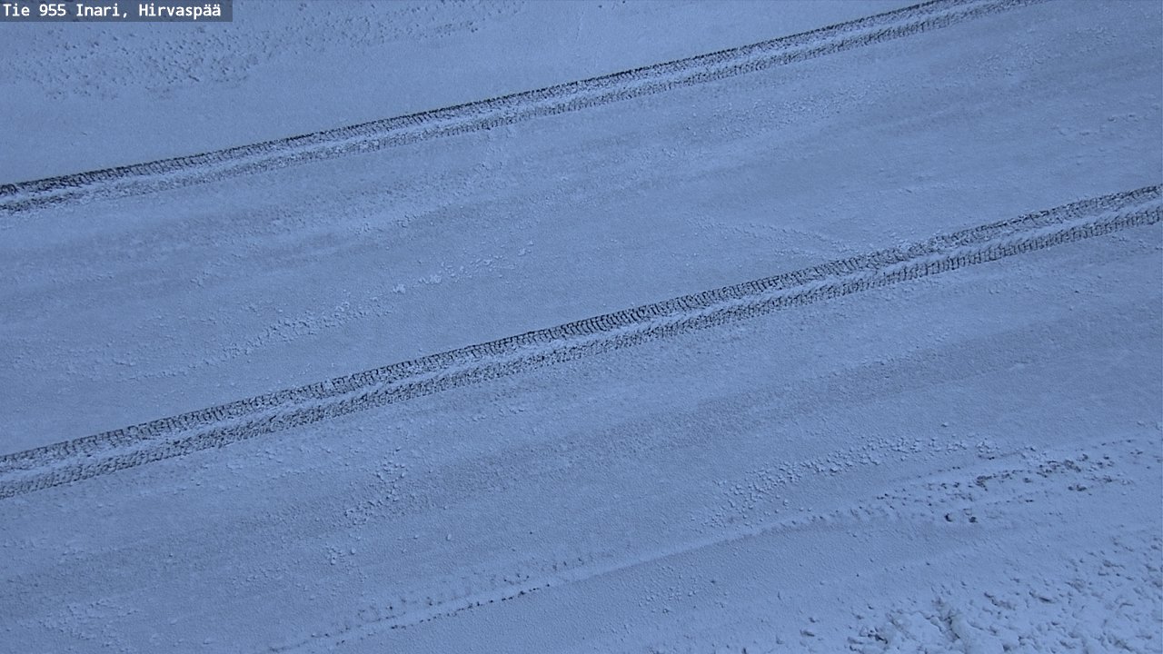 Kelikamerat Kuva Tie 955 Inari, Hirvaspää, Inari, Lappi