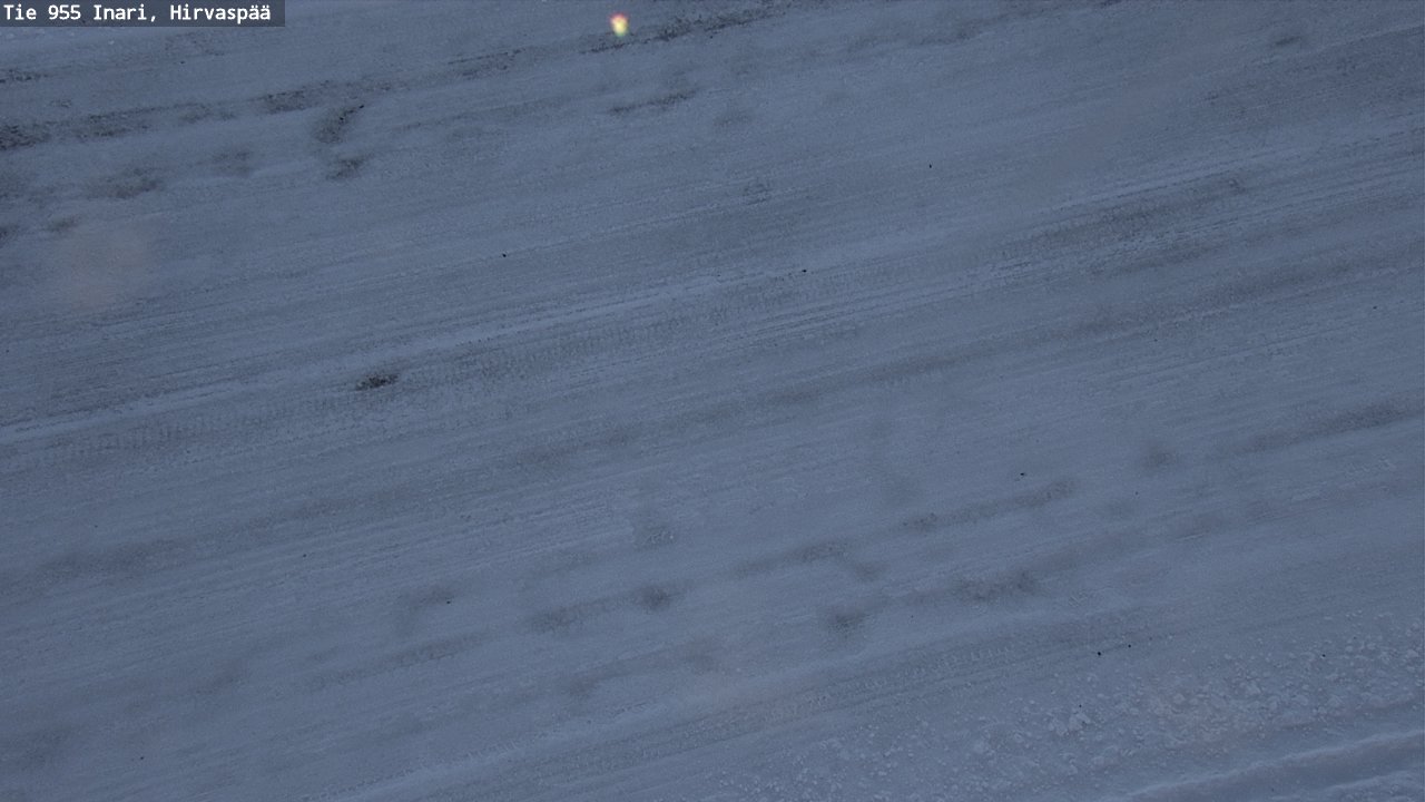 Weather Camera Image Väg 955 Enare, Hirvaspää, Inari, Lappi