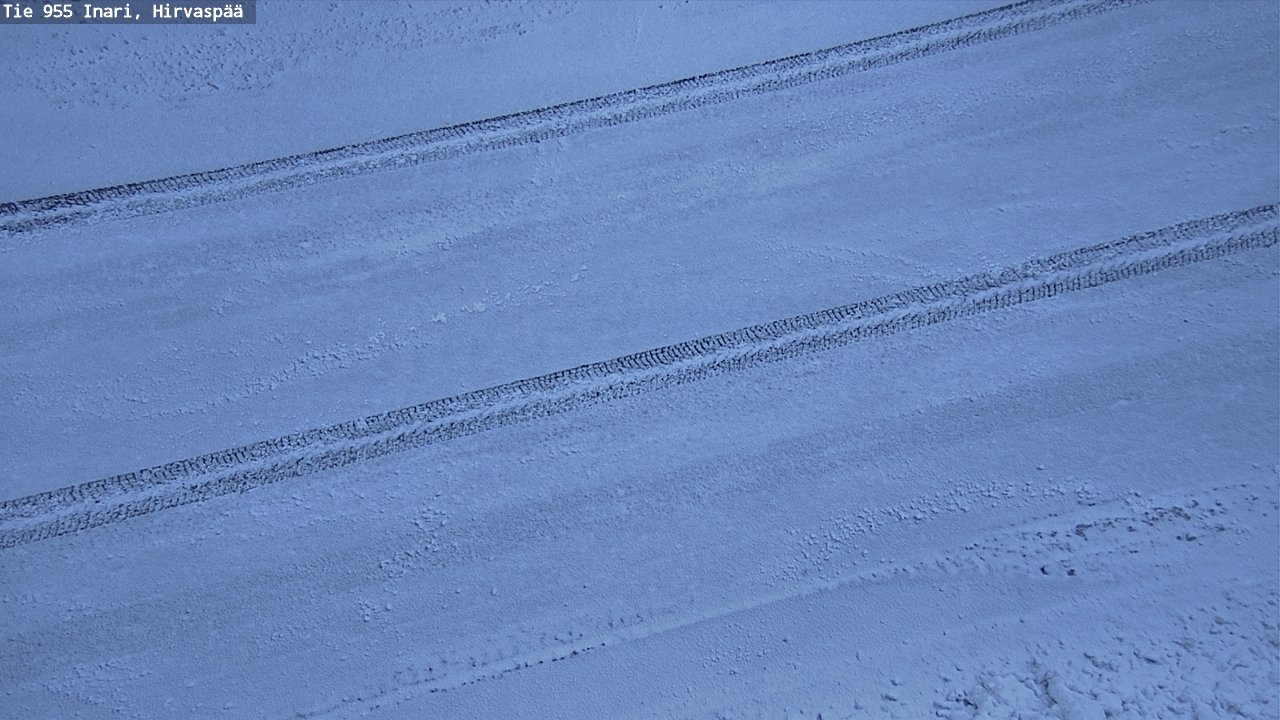 Kelikamerat Kuva Tie 955 Inari, Hirvaspää, Inari, Lappi