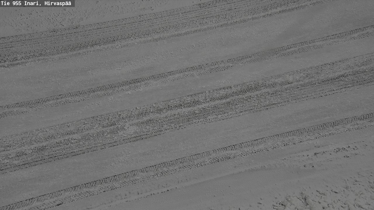 Kelikamerat Kuva Tie 955 Inari, Hirvaspää, Inari, Lappi