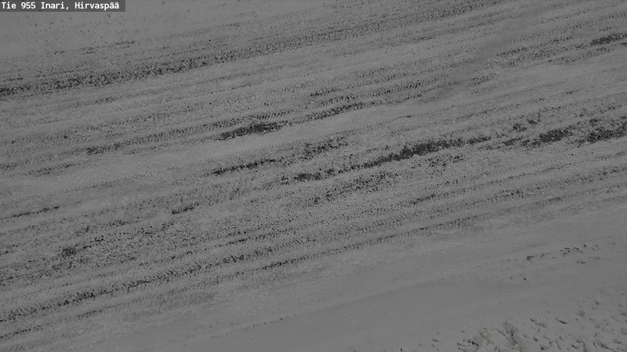 Weather Camera Image Road 955 Inari, Hirvaspää, Inari, Lappi